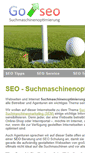 Mobile Screenshot of go-seo.de